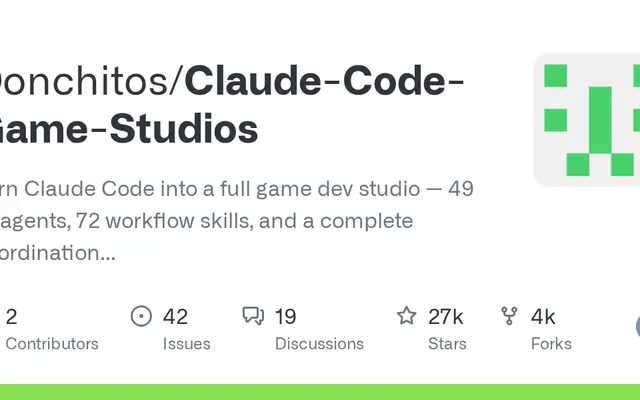 Claude Code Game Studios game preview
